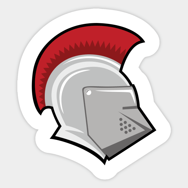 Warrior's Helm Sticker by SWON Design